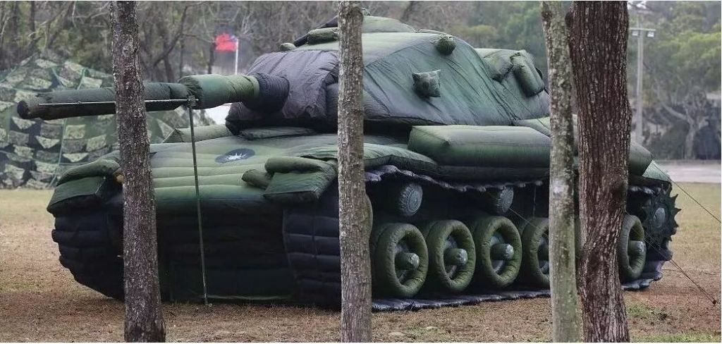 巨鹿军用充气坦克